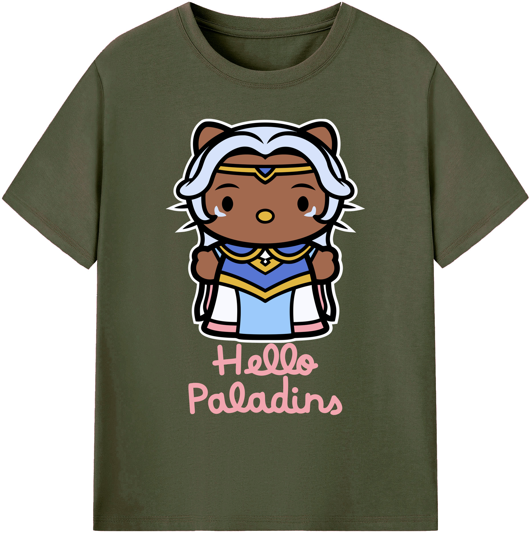 （画像用） Hello Kitty ハローキティ 綿100％ メンズ半袖Tシャツ｜肌触りやわらか＆通気性
